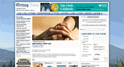 Desktop Screenshot of ortingnews.com