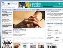 Tablet Screenshot of ortingnews.com